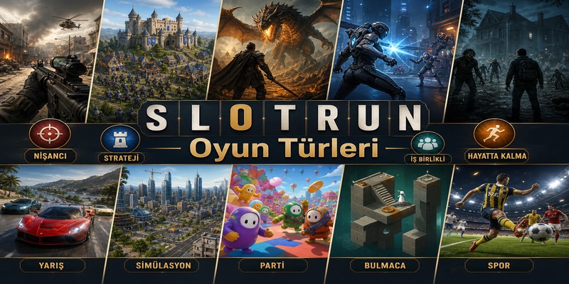 Slotrun Oyun Türleri ve Modlar — Kapsamlı Rehber